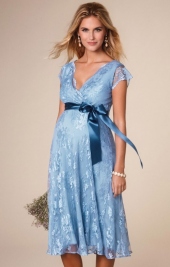 Eden dusk blue tehotenské šaty na svadbu
