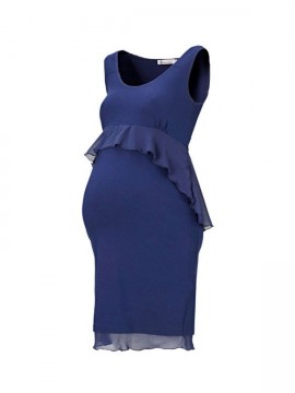 Queen Mum - Party dress slávnostné šaty modré 