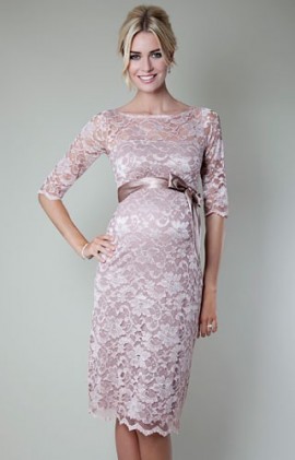 vintage rose - Amelia slávnostné tehotenské šaty