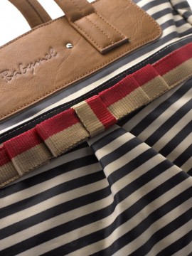 prebaľovacia taška pruhovaná - Cara stripe navy