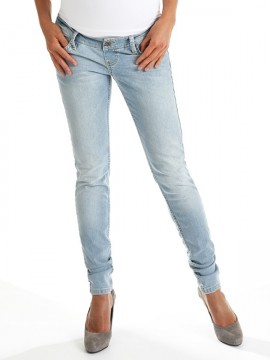 Light blue denim slim