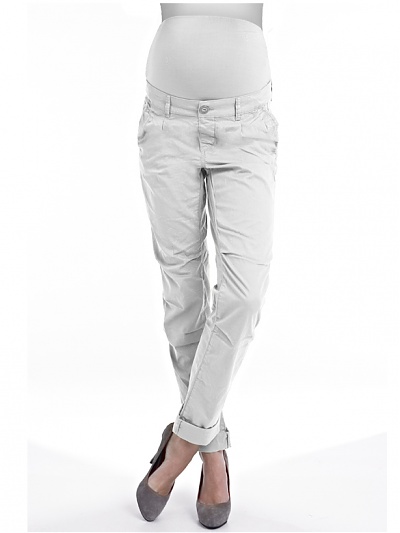 biele tehotenské nohavice