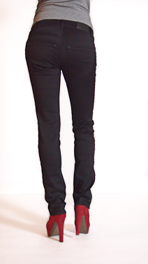 čierne tehotenské nohavice