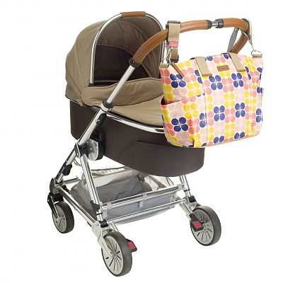 Prebaľovacia taška ku kočiku evie fruity floral dot