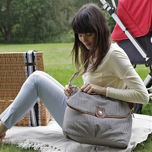 SATCHEL NavyStripe