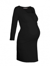 Laura tehotenské šaty na kojenie čierne