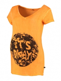 Its Okay tehotenské tričko oranžové