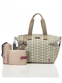 Evy floral dot grey taška na prebaľovanie